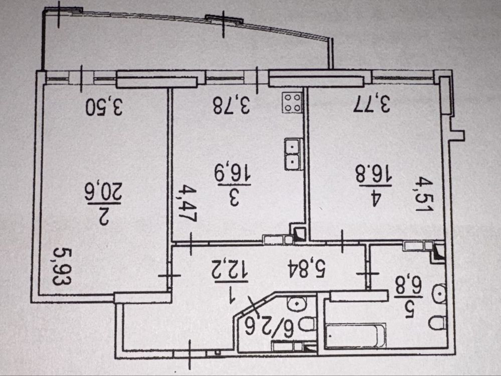 Продаж Квартира 2-кімнатна, 5/24 поверх на Василя Тютюнника вул., д. 37/1 Київ - фото 7