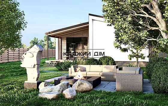 Продаж заміського будинку в скандинавському стилі Тарасівка (Нові Безрадичі). № 2211776 Вільна Тарасівка