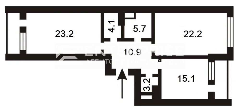 Продаж 2к квартири 90.6 кв. м Київ - фото 2