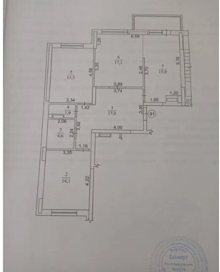 Продаж Квартира 3-кімнатна, 19/25 поверх на улица Воскресенская, д.18 Kiev - photo 3