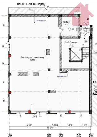 Продаж приміщення вільного призначення на Богомольця, 18 поверх - 1/7 Ужгород
