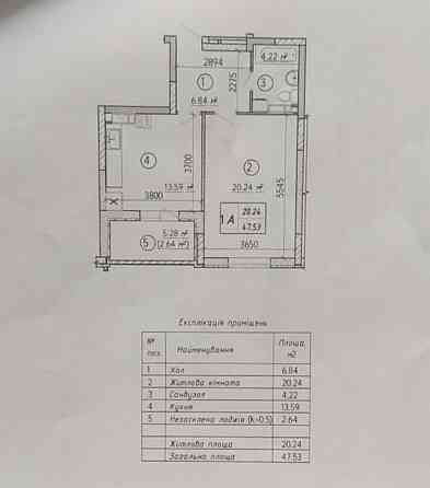 Продаж Квартира 1-кімнатна, 20/25 поверх на Миколи Хвильового, 3 Киев