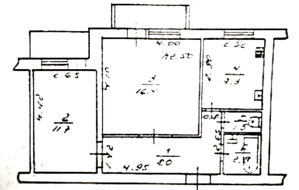 Продам 2 комнатную квартиру. Кирпич. Центр Таирова Академика Королева Одеса - фото 3