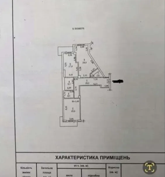 Продаж 3к Квартира 100 кв.м ФРАНЦУЗСКИЙ БУЛЬВАР 9 Одеса - фото 13