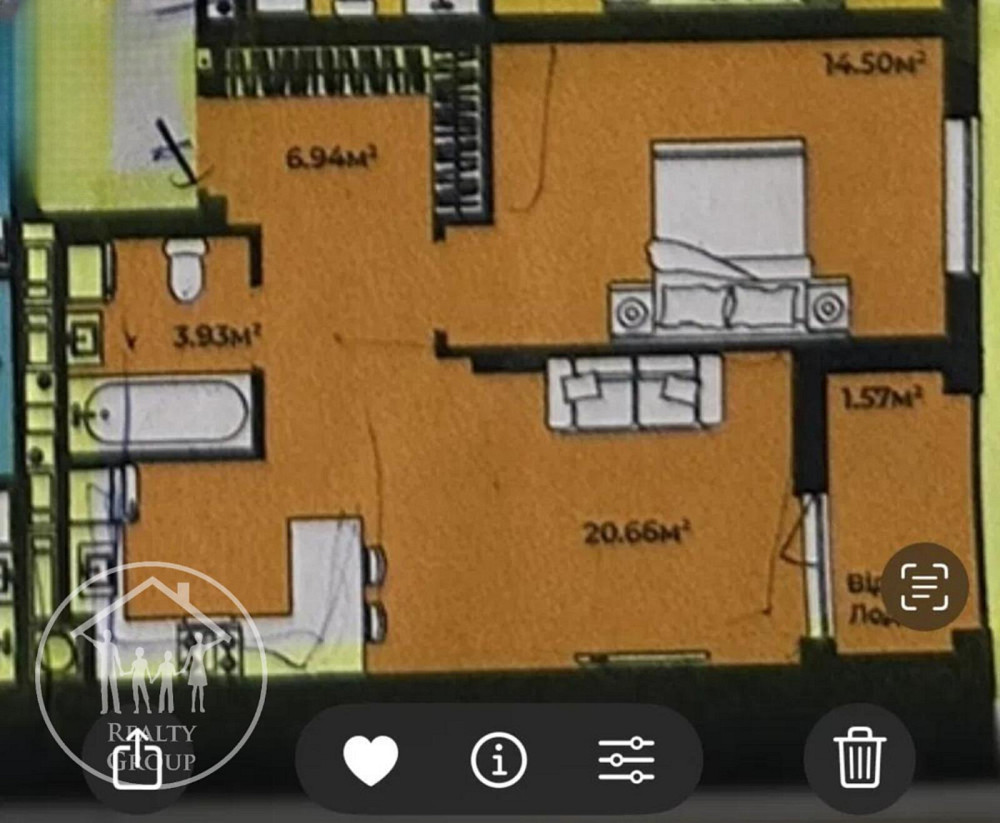 Продаж 1к Квартира 48 кв.м Героїв Крут  - фото 16