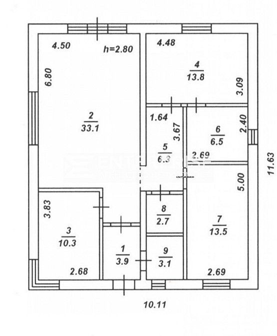 Продаж 1-поверховий Будинок з ділянкою 5 сот 100 кв.м 3 кімн. на Гуца вул. Dmytrivka (Kyievo-Sviatoshynskyi raion) - photo 1