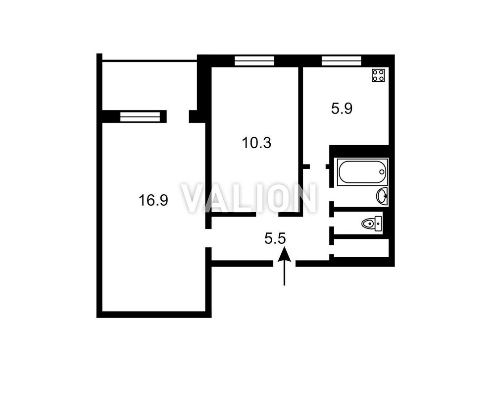 Продаж Квартира 2-кімнатна, 8/12 поверх на Гайдай Зої вул., д. 7-Б Kiev - photo 8