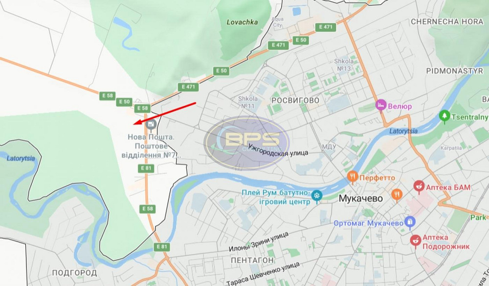 Продаж земельної ділянки 3.55 га на вул. Ужгородська Мукачеве - фото 4