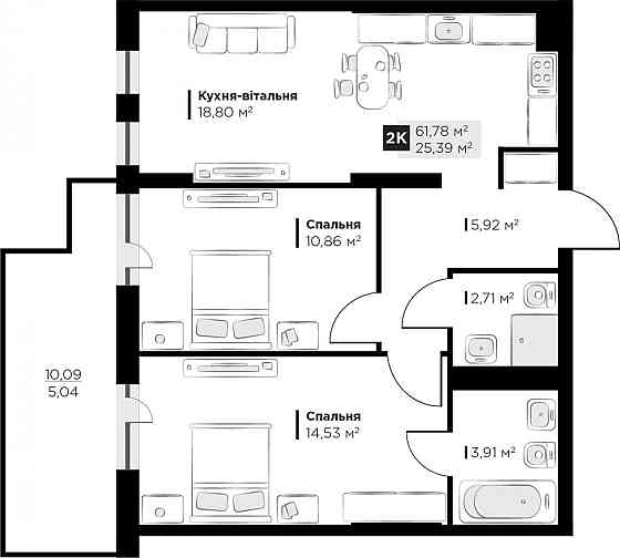 Продаж Квартира на улица Галицька Винники