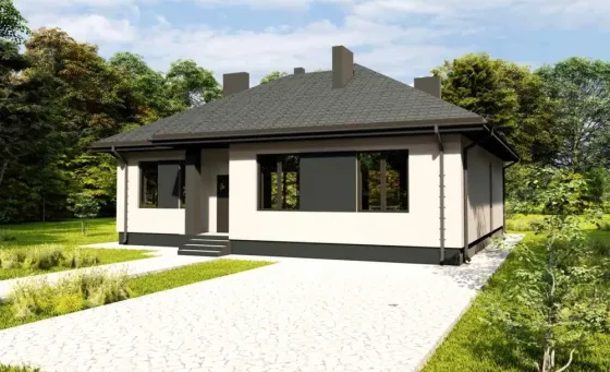 For sale 1-storey House with land 7.4 ares 126 sq.m 3 rooms at Струмівка Luts'k