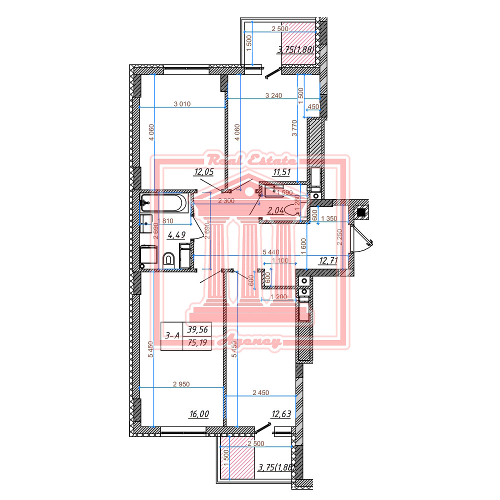 Продаж 3к Квартира 75 кв.м Нова-2, 5 Борисполь - изображение 15