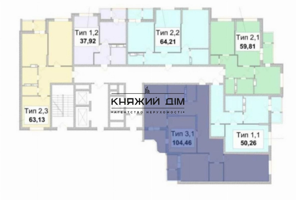 Переуступка! Продажа 1 к.кв. в ЖК Злагода. № 21138700 Київ - фото 7