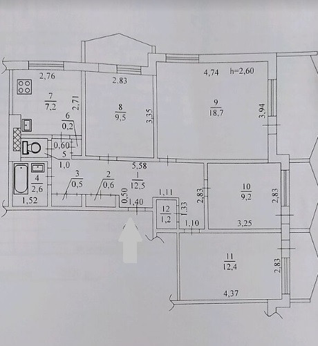 Продаж Квартира 4-кімнатна, 2/16 поверх на Королева ул., 80а Одеса - фото 10
