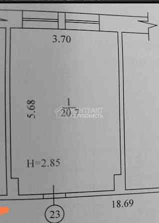 Продаж Квартира 1-кімнатна, 2/2 поверх на вул. Аерокосмічний проспект Харків