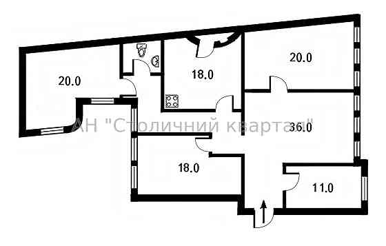 Оренда Будинок 4-кімнатний на Гончара Олеся вул., 44 Київ