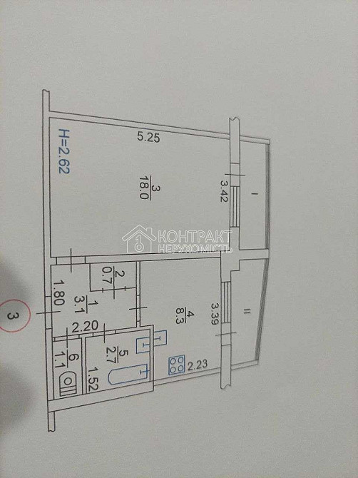Продаж Квартира 1-кімнатна, 1/16 поверх на вул. Гвардійців Широнінців Kharkiv - photo 7
