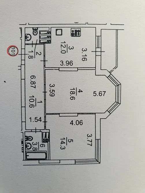 Оренда Квартира 1-кімнатна, 20/21 поверх на Чавдар, 24 Київ - фото 17