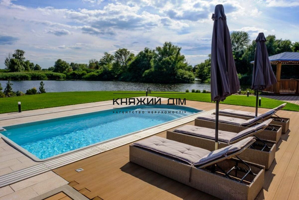 Сдается в аренду дом с Бассейном 500 м2 7 спален с выходом на Днепр Р#8209;н. Вишенки, Садовая (Осокорки), Киев  - фото 3