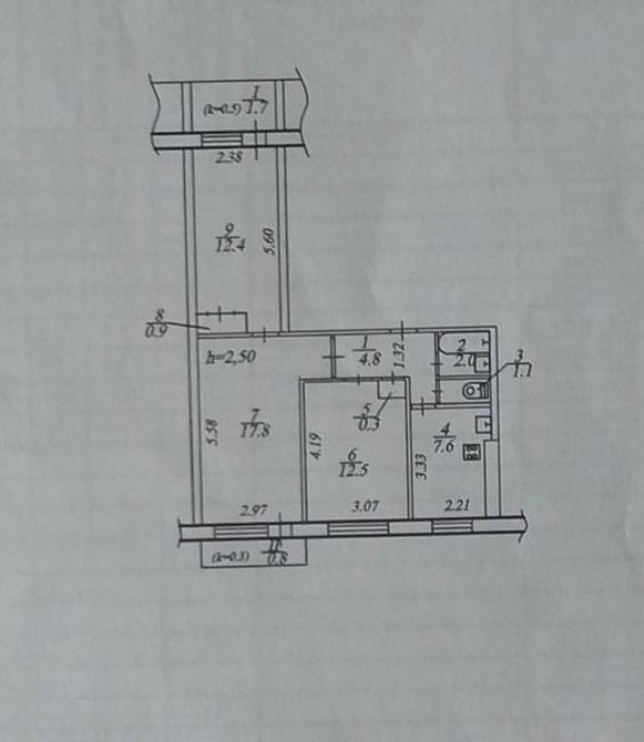 Продаж Квартира 3-кімнатна, 6/9 поверх на Косиора ул., 15 Дніпро - фото 12