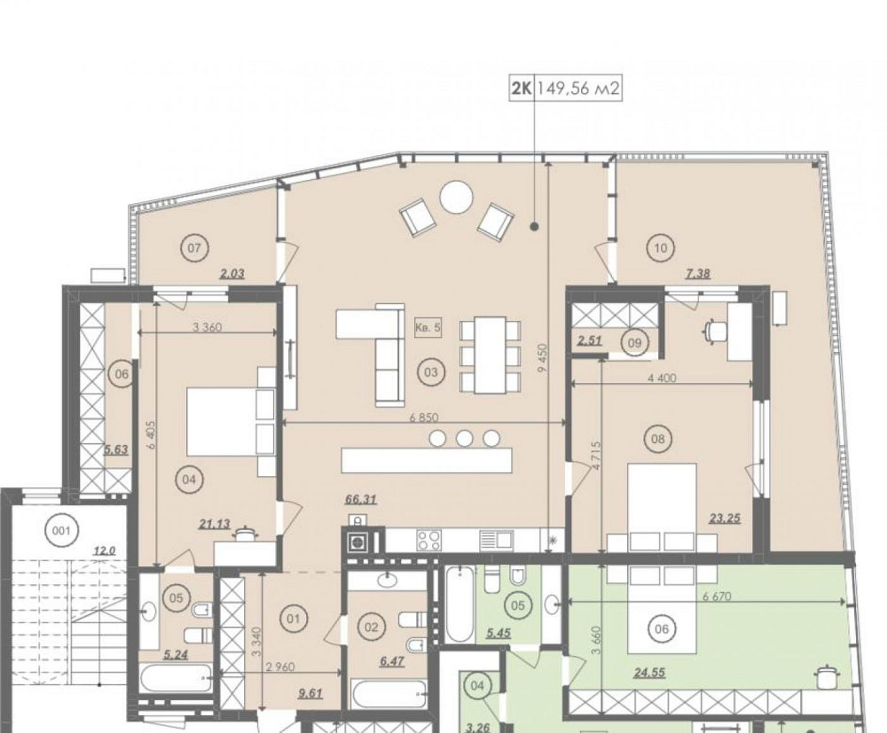 Продаж Квартира на улица Героїв Крут 15 Львов - изображение 5