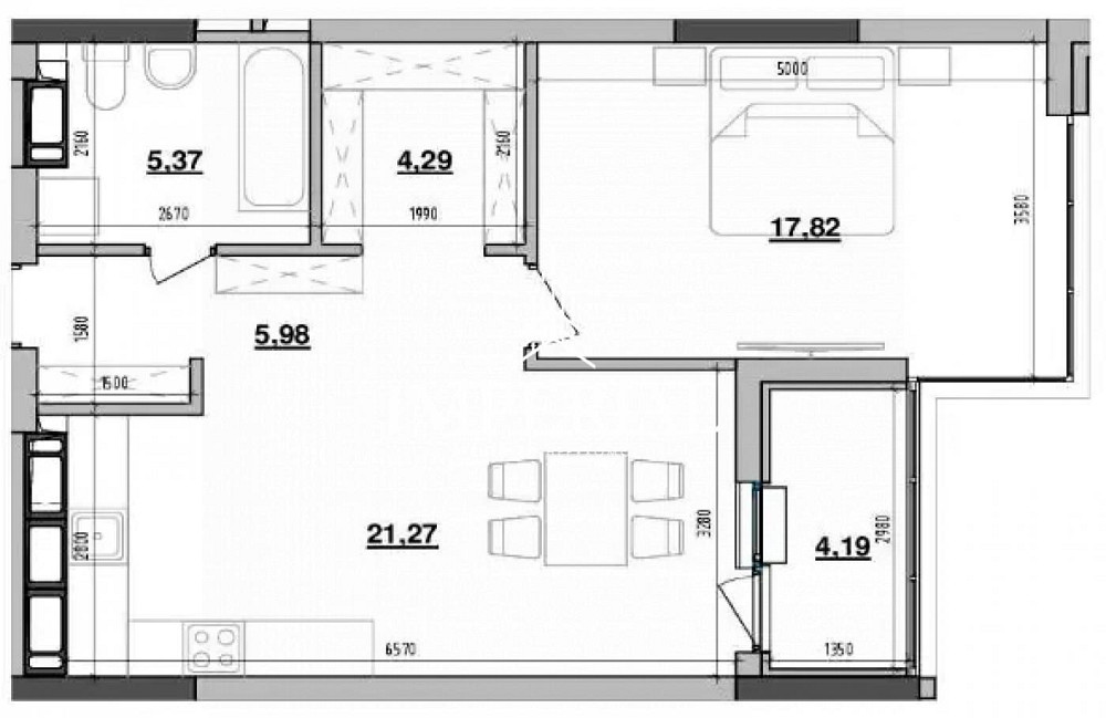 Продаж Квартира 1-кімнатна, 20/26 поверх на вул. Коновальця Євгена Київ - фото 17