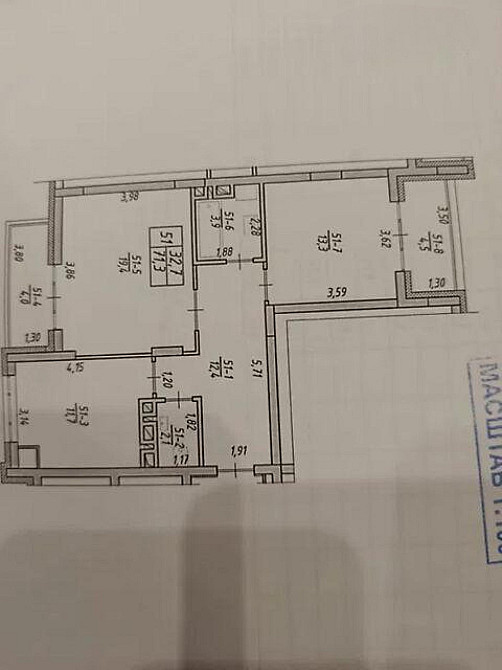 Продаж Квартира 2-кімнатна, 9/11 поверх на вул. Величковського Львів - фото 7