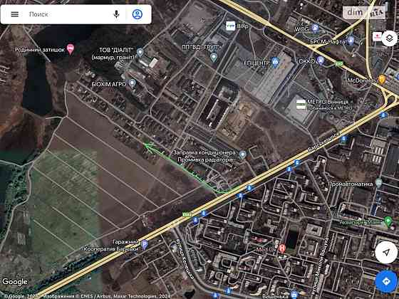 Продаж земельної ділянки 10 соток на Барське Шосе Вінниця