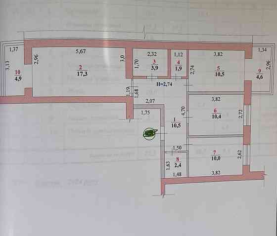 Продаж 3к Квартира 75 кв.м Євгенія Рихліка Zhytomyr