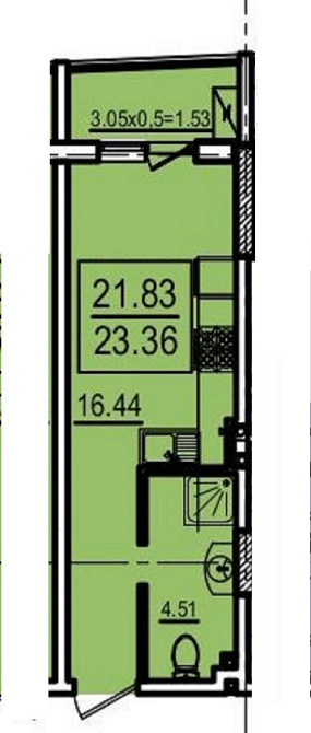 Студия в ЖК Калипсо. Первая линия от моря!!!! Одесса - изображение 12
