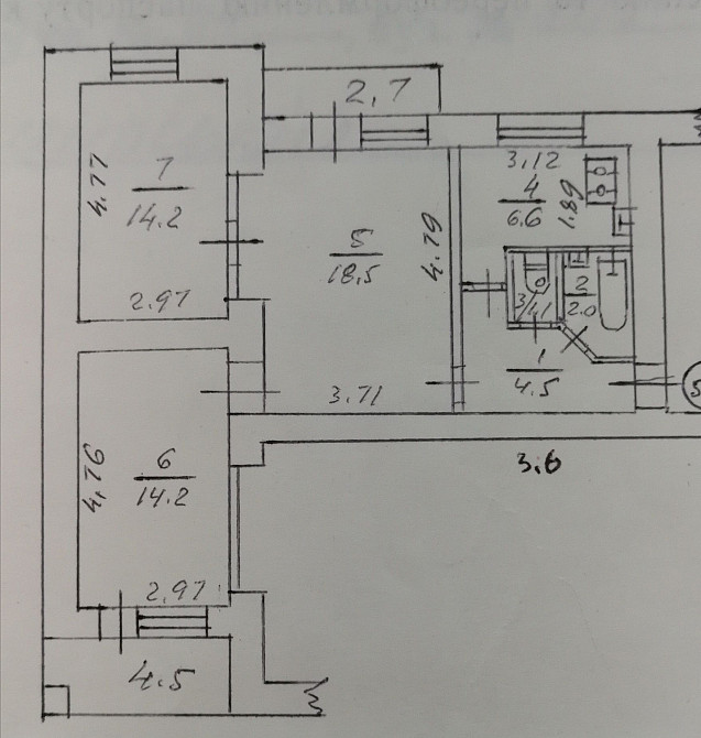 Продаж Квартира 3-кімнатна, 5/9 поверх на Володимирська вул., д. 89/91 Київ - фото 1