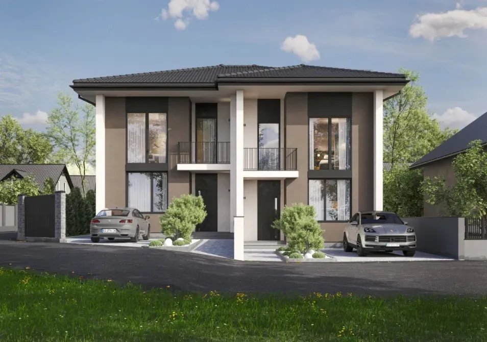 Продаж 2-поверховий Дуплекс з ділянкою 3.5 сот 140 кв.м 4 кімн. на Мінська Ужгород - фото 2