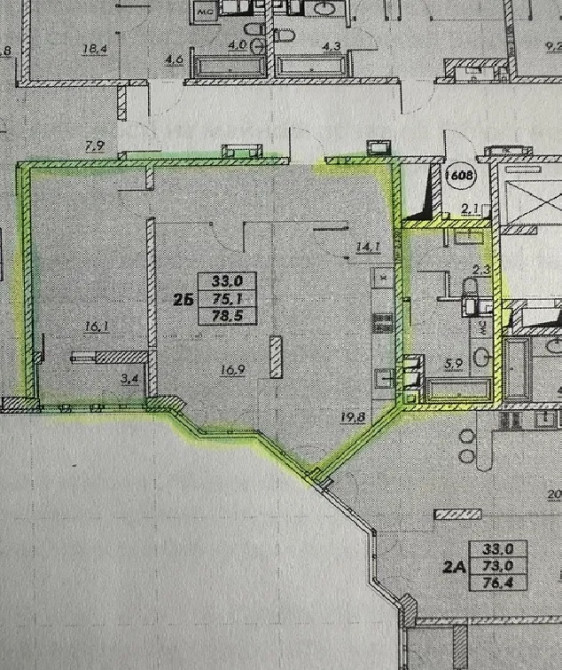 2х комнатная квартира ЖК Прохоровский квартал Odessa - photo 2