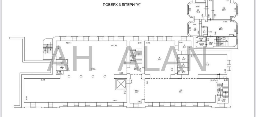 Оренда офісне приміщення на вул. Жилянська приміщень - 10, поверх - 3/4 Київ - фото 5