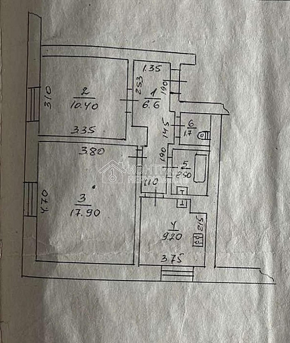 Продаж Квартира 2-кімнатна, 1/5 поверх на вул. Данилевського Kharkiv - photo 12