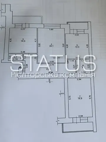 Продаж 3к Квартира 89.9 кв.м ЖК Династія Полтава - фото 2