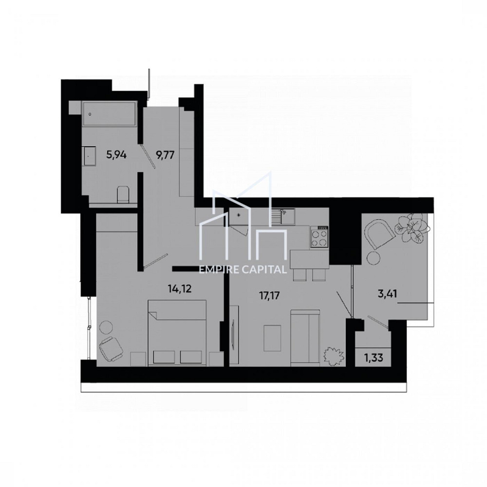 Продаж 1к квартири 51 кв. м L'viv - photo 3