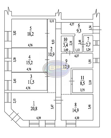 Продаж офісне приміщення на Мельницкая вул. поверх - 1/2 Одеса - фото 18