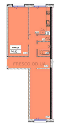2 комнатная. 46 Жемчужина. Таирова. Дом сдан! Лиманка