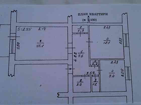 Продаж 2к Квартира 52 кв.м Гагарина, 1 Бориспіль