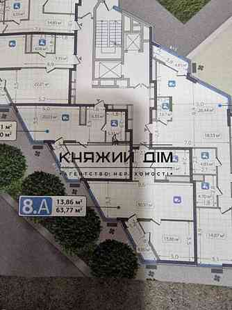 Продаж 2-х к. кв. студіо в ЖК Зарічний, 8 будинок. № 21142175 Київ