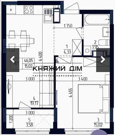 Продажа 1к.кв. в ЖК Сучасний квартал на Отрадном. № 21138642 Київ