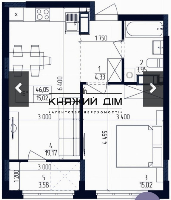 Продажа 1к.кв. в ЖК Сучасний квартал на Отрадном. № 21138642 Київ - фото 4