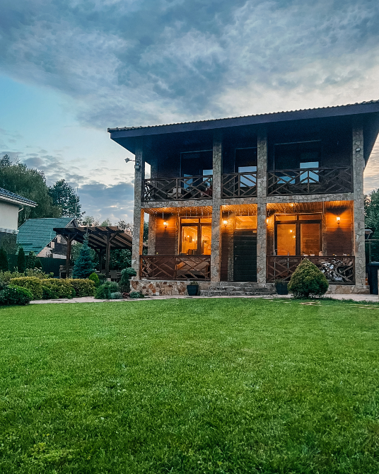 Ранчо, Подобова оренда будинку під Київом, чан джакузі, ліс та озера Київ - фото 1