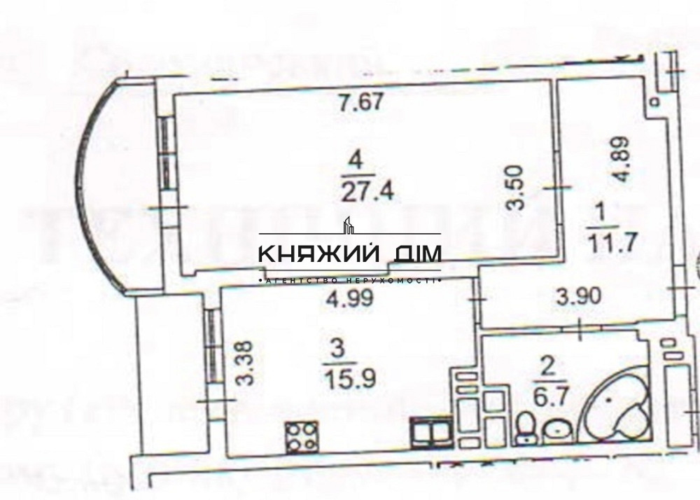 Хорошая, большая однокомнатная квартира ЖК Изумрудный. Код объекта: 21131404. Киев - изображение 10