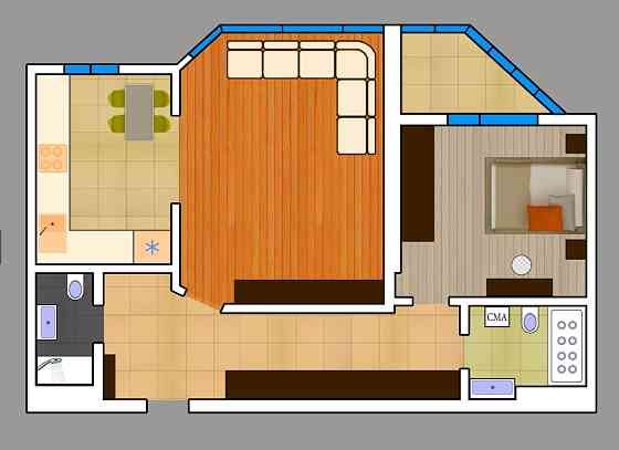 оренда 2-х к.кв.,м.Лівобережна ЖК Микільський град Київ
