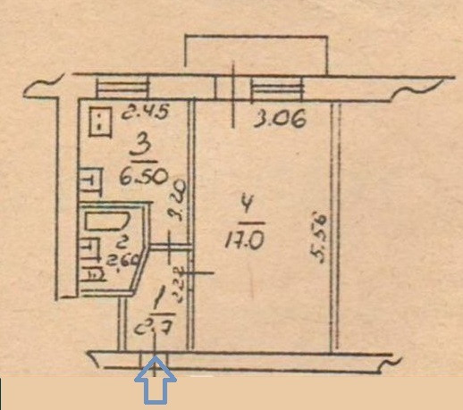 Продаж Квартира 1-кімнатна, 3/5 поверх на Космонавта Комарова улица, 10/4 Одесса - изображение 3