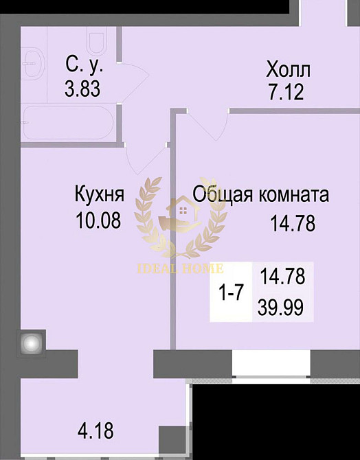 Продаж Квартира 1-кімнатна на Соборная ул., 126/10  - фото 7