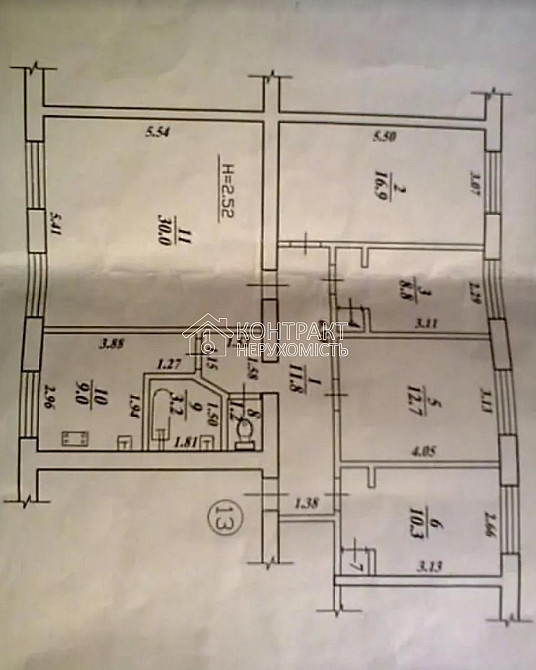 Продаж Квартира 5-кімнатна, 2/5 поверх на вул. Шекспира Харків - фото 17