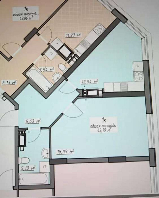 Продаж Квартира 1-кімнатна, 17/17 поверх на Князя Ярослава Мудрого (Академика Глушко) проспект, 17а Одеса - фото 1