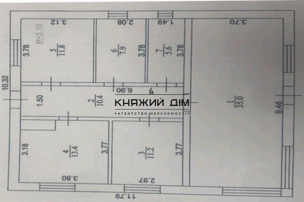 Продажа дома 100 кв.м Любимовка Киево-Святошинский район  2211512 Любимівка (Вишгородський район) - фото 6